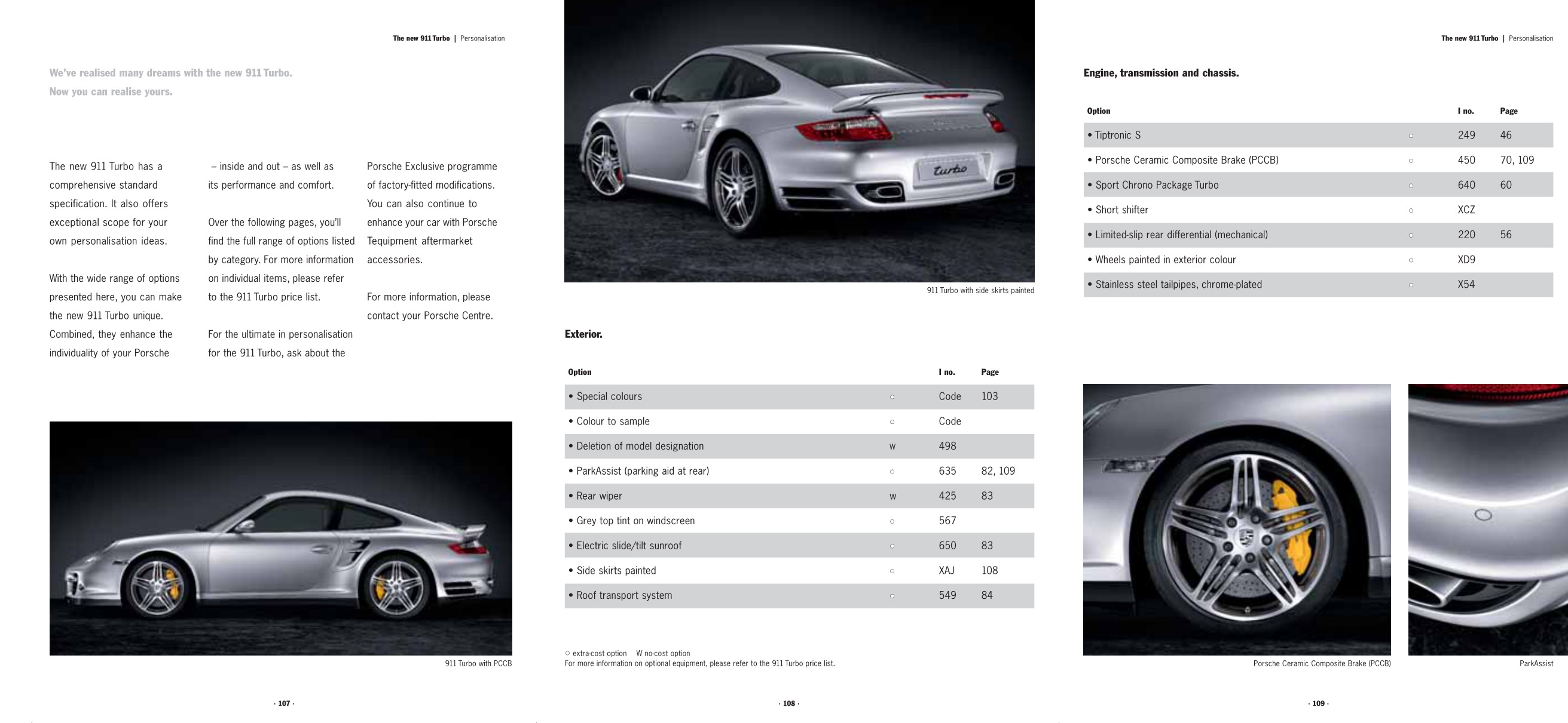 2006 Porsche 911 Turbo Brochure Page 12